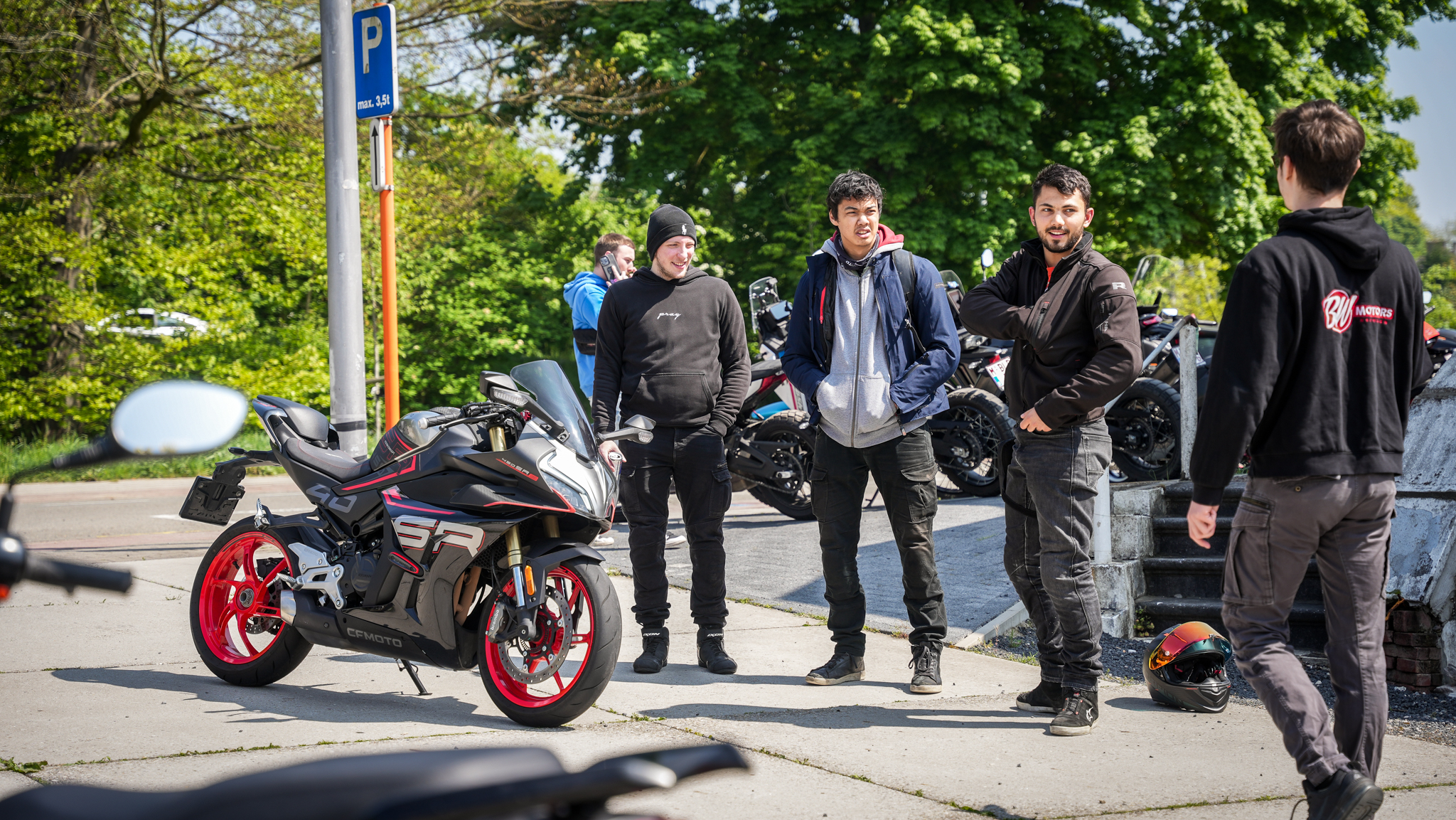 CFMOTO Demo Tour people review