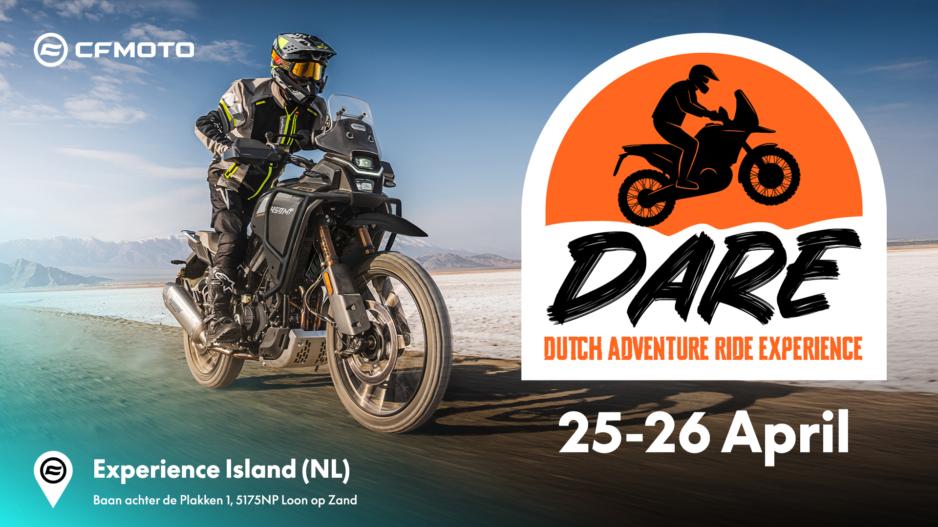 cfmoto dare dutch adventure ride experience